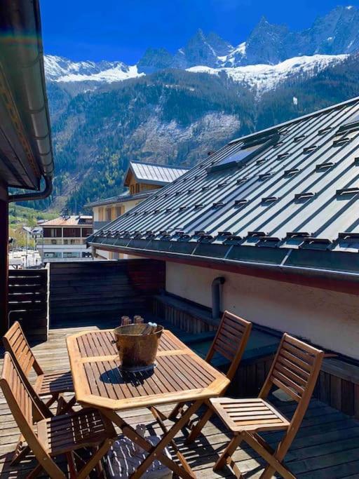 90M2 Hypercentre, Terrace, Next To Ski Lift Chamonix Bagian luar foto