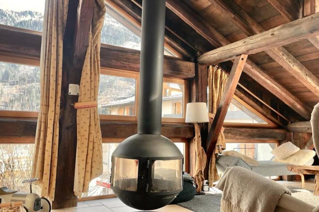 90M2 Hypercentre, Terrace, Next To Ski Lift Chamonix Bagian luar foto